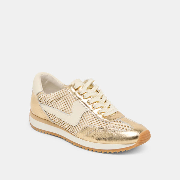 B.ntcd Mesh Sneakers - Gold Woven Mesh