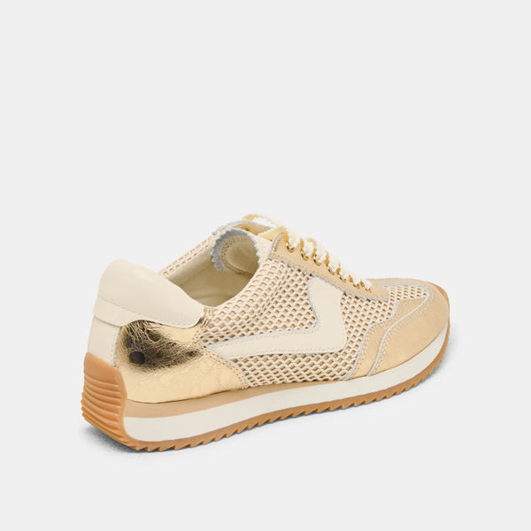 B.ntcd Mesh Sneakers - Gold Woven Mesh