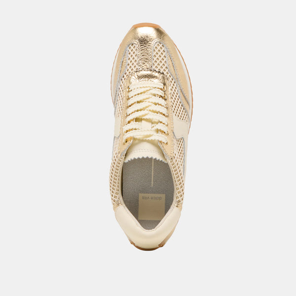 B.ntcd Mesh Sneakers - Gold Woven Mesh