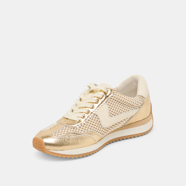 B.ntcd Mesh Sneakers - Gold Woven Mesh