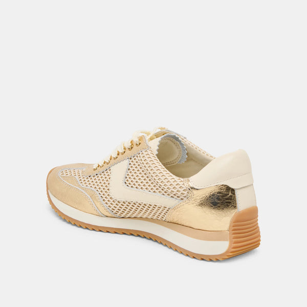 B.ntcd Mesh Sneakers - Gold Woven Mesh