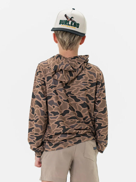 Burlebo Youth Performance Hoodie - Gauge Camo