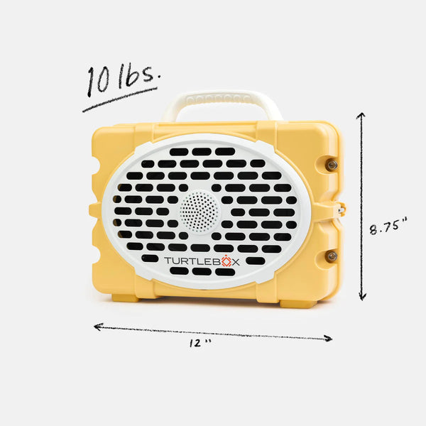 Turtlebox Original Gen 3 Portable Speaker - Fighting Lady Yellow