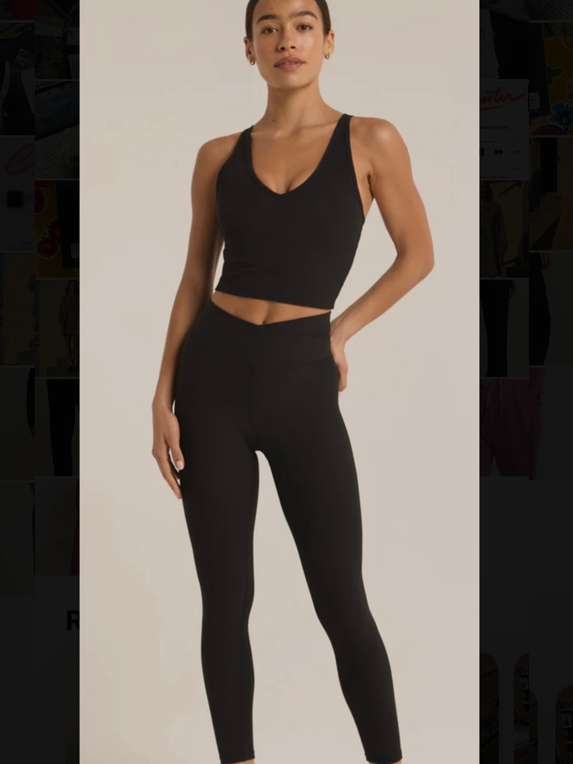 ZSupply Circuit Cross Over 7/8 Leggings - Black