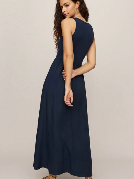 ZSupply Charlotte Ribbed Midi Dress - Black