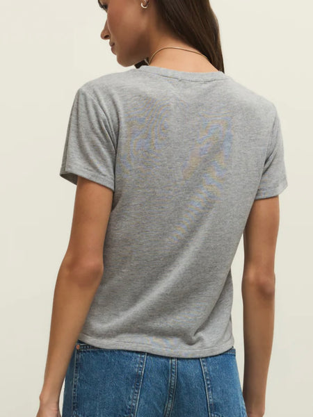 ZSupply Tourist Knit Jersey Tee - Classic Heather Grey