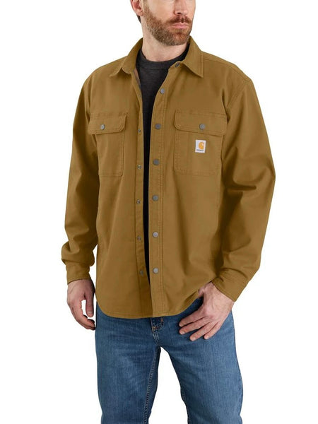 Carhartt Men’s Canvas Fleece Lined Shirt - All Colors