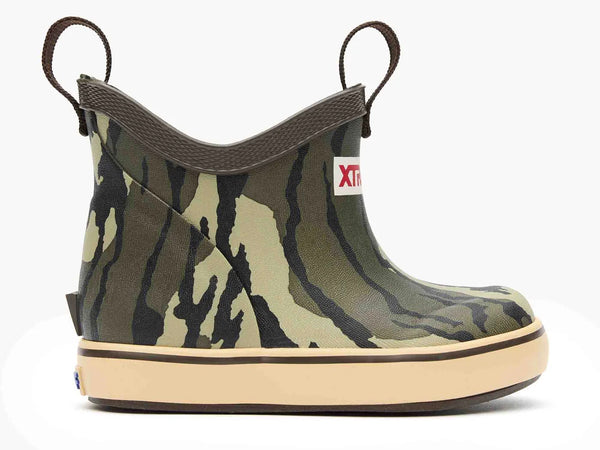 XtraTuf Kids’ Ankle Deck Boot - Mossy Oak® Bottomland