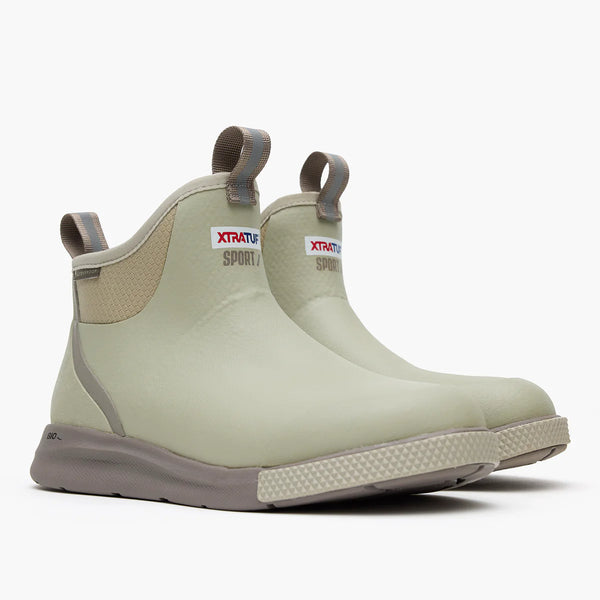 XtraTuf Men’s Ankle Deck Boot Sport - Stone