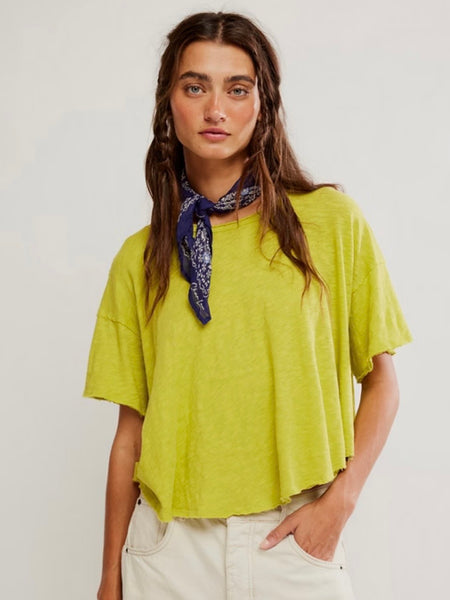 Free People Elsie Swing Tee - Warm Olives