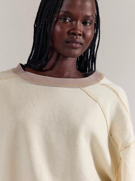 Free People Everything Pullover - Nilla Cream