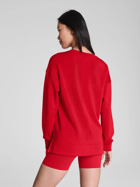 SPANX AirEssential Crewneck Tunic - Spanx Red