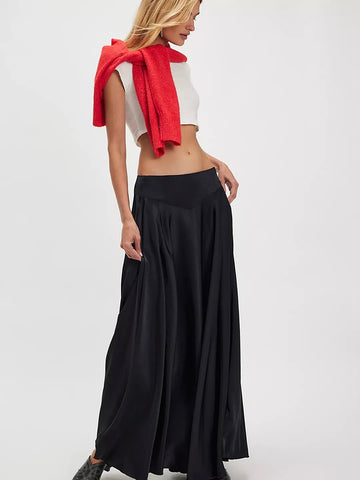 Free People Chilco Maxi Skirt - Black