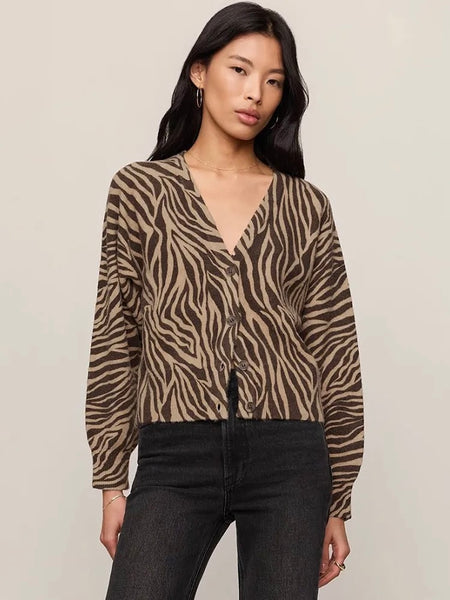 ZSupply All The Wild Cardigan - Dark Chocolate