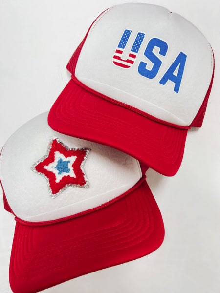 Patriotic Kids Caps