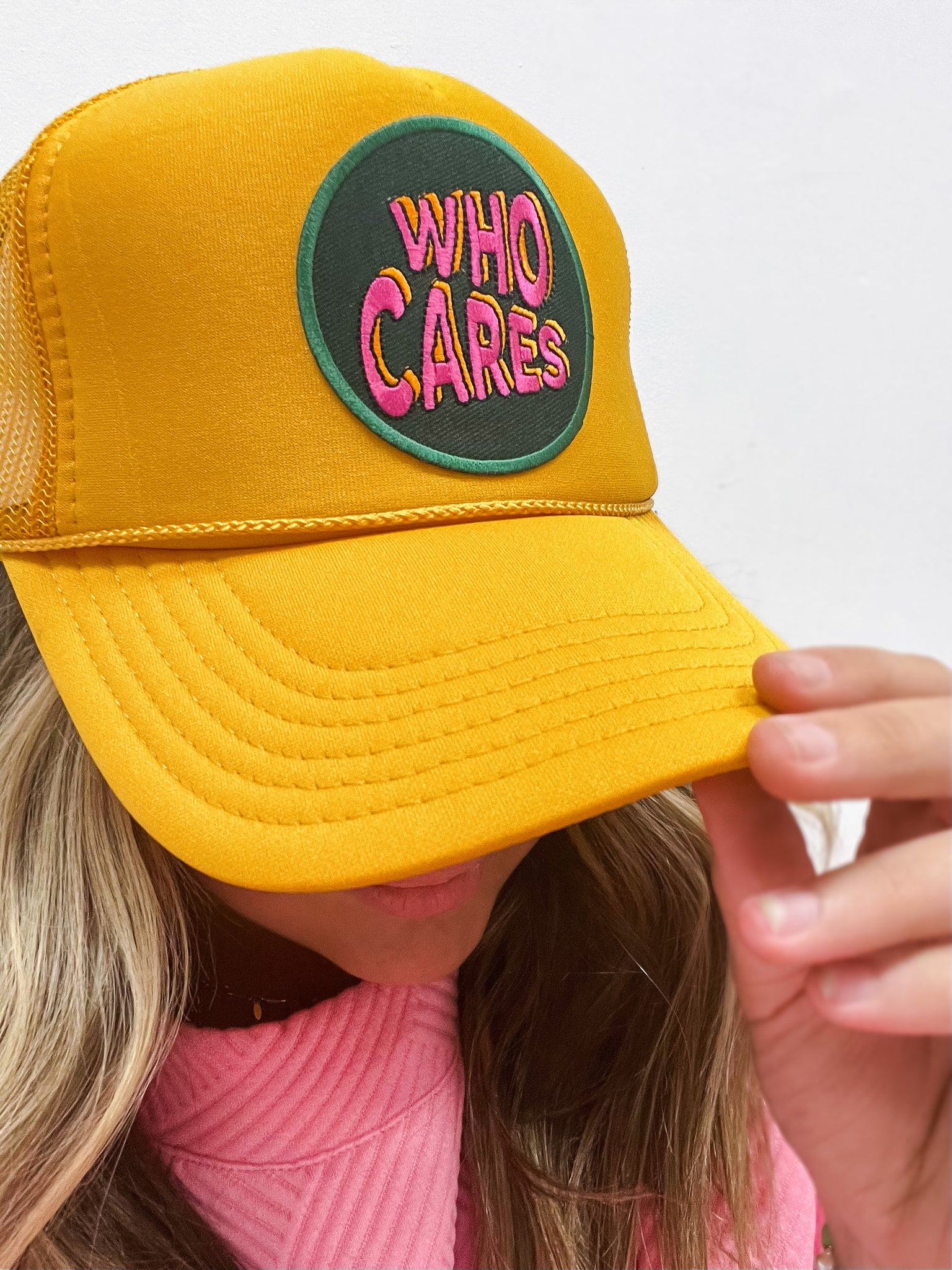 Who Cares Trucker Cap