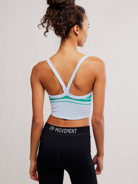 Free People All Clear Striped Cami - Artic Snow