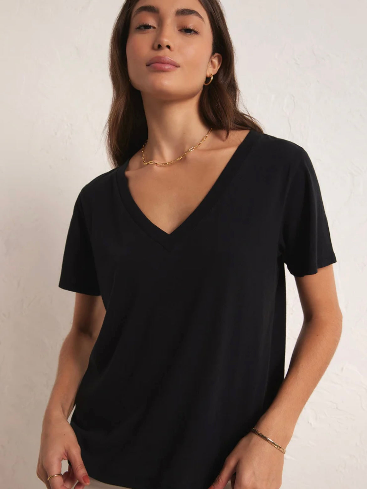 ZSupply Girlfriend V-Neck Tee - All