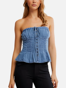 Free People Denim Wink Wink