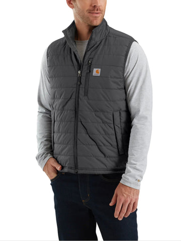 Carthartt Men’s Rain Defender Insulated Vest - Relaxed Fit - Shadow