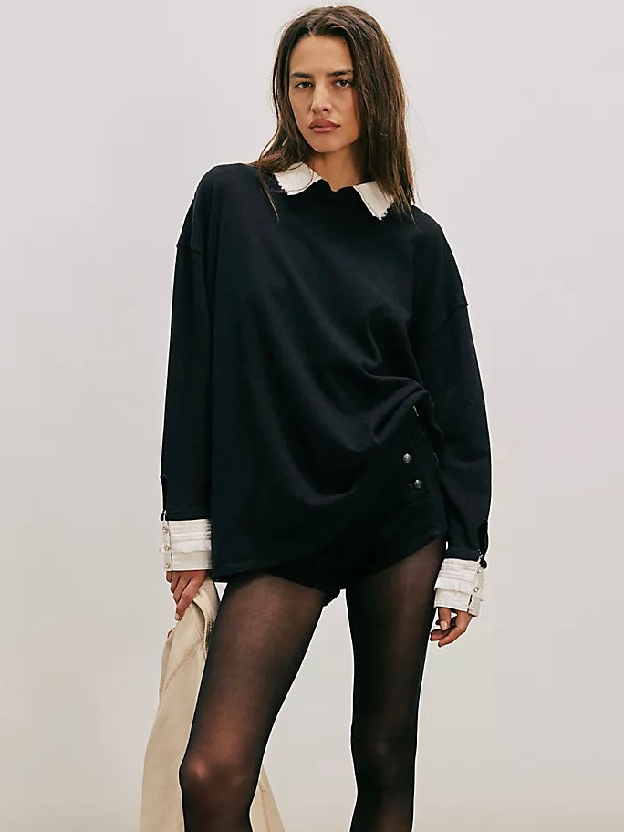 Free People Gianna Twofer - Black Combo