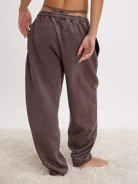 Free People Slow It Down Joggers - French Toast