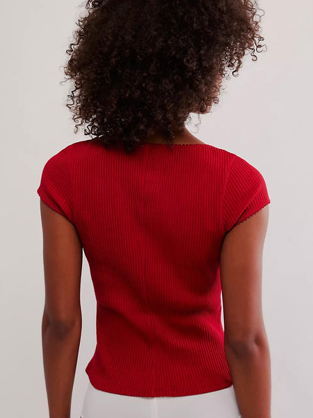 Free People Most Wanted Cardi - Red