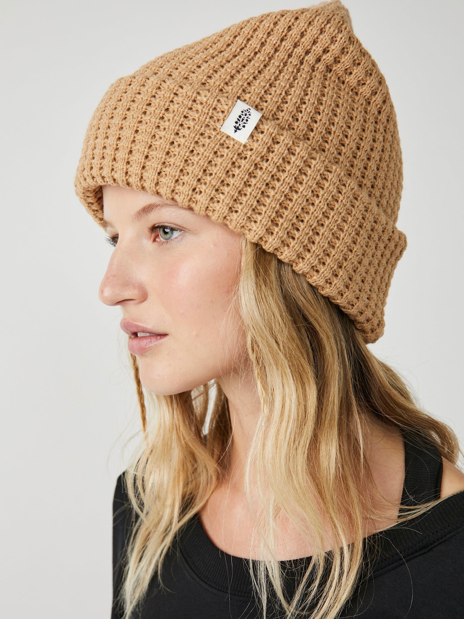 Free People Movement Cool Down Beanie- Taupe