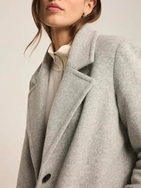 ZSupply Conway Plush Coat - Classic Heather Grey