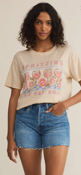 ZSupply Spritz Boyfriend Tee - Sandshell