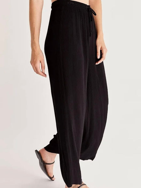 ZSupply Whitesands Wide Leg Pants - Black