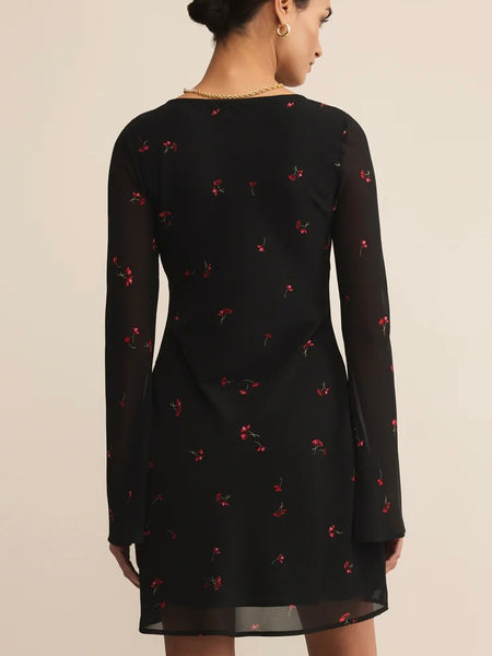 ZSupply Campbell Rio Floral Mini Dress - Black