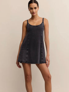 ZSupply Jet Set Mini Dress- Black