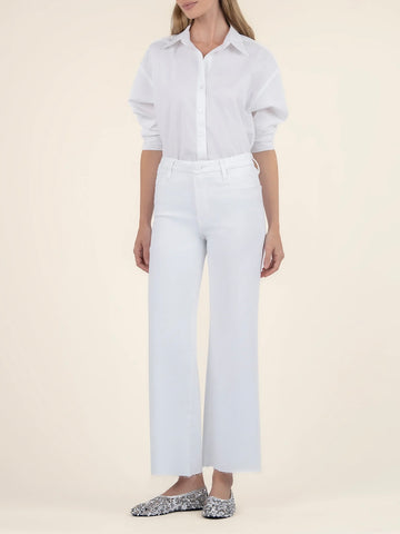 Meg High Rise Fab Ab - Optic White