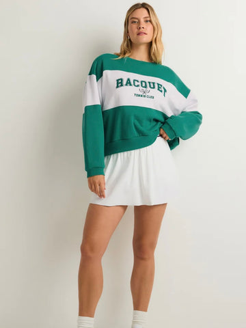 ZSupply Racquet Sweatshirt- Team Green