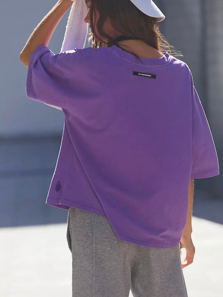 Free People Tackle Tee - Vivid Violet