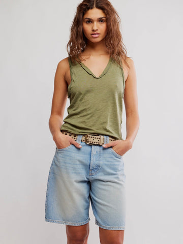 Free People We The Free Easy Tank - Peat Moss