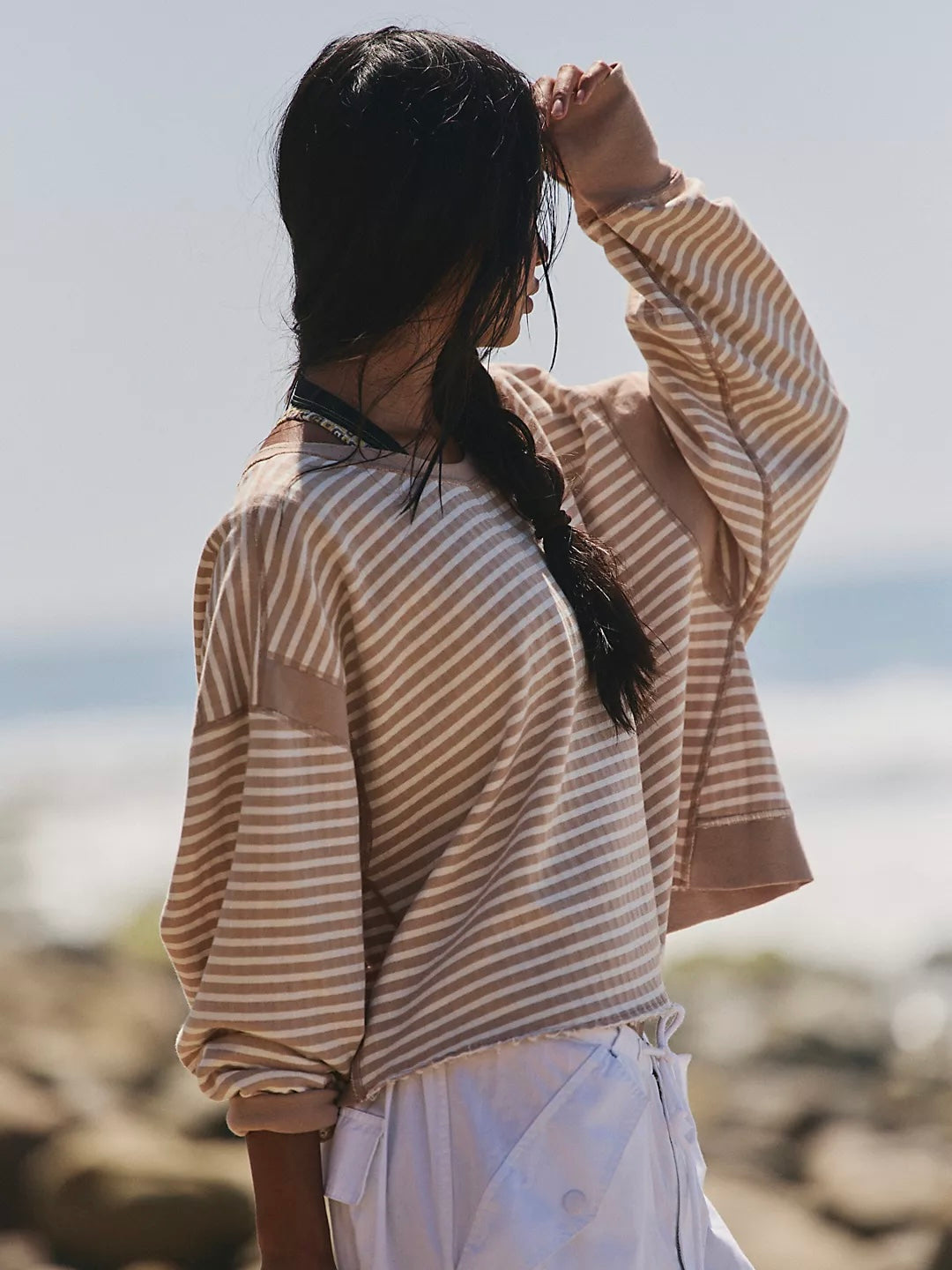 Free People My Time Textured Layer - Sandy