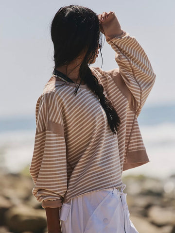 Free People My Time Textured Layer - Sandy