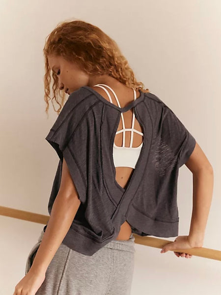 Free People My Time Tee - Evergreen