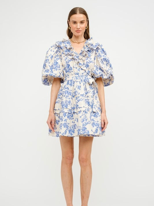 Josefine Floral Dress - Blue