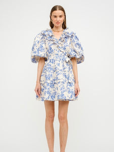 Josefine Floral Dress - Blue