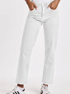 Super High Rise 90s Jeans- White
