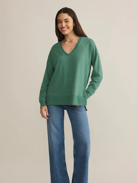 ZSupply Modern V-Neck Weekender - Botanical Green