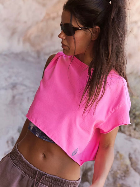 Hot Shot Cropped Tee- All Colors
