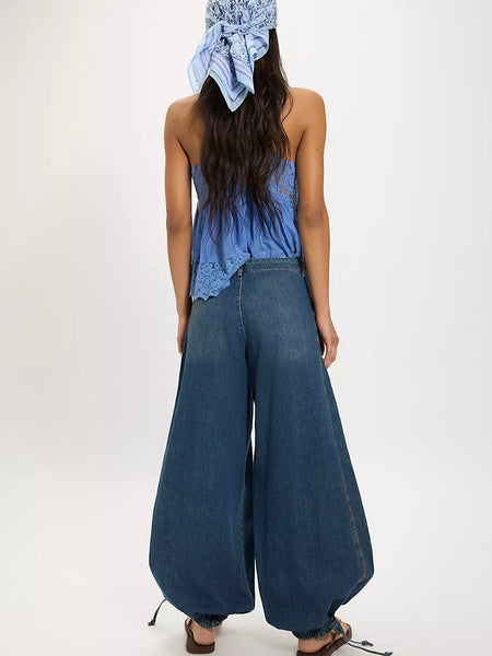 Free People Lotus Balloon Jeans- Juno