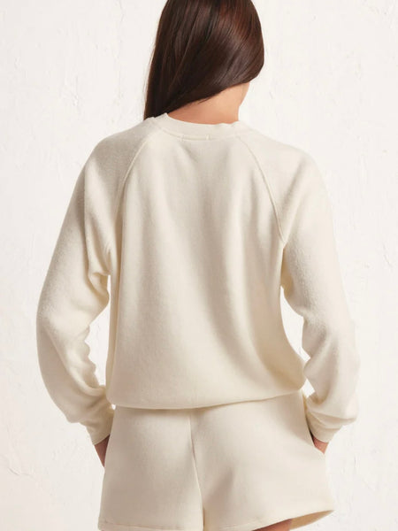 ZSupply Saldana Reverse Fleece Long Sleeve Top