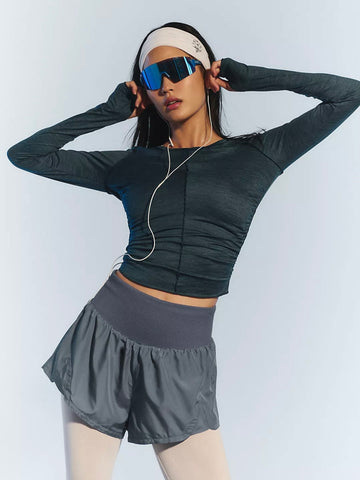 Free People Carpe Diem Shorts - Skyline