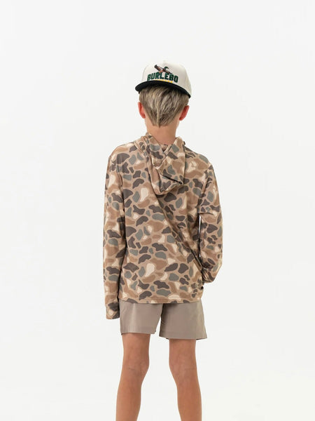Burlebo Youth Performance Hoodie - Pintail Camo