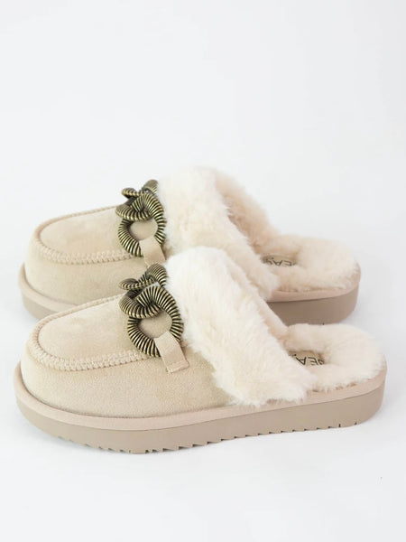 Taos Comfort Slippers- Natural